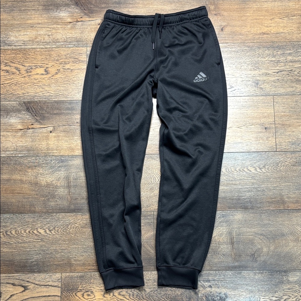 Adidas men’s black track pants/joggers